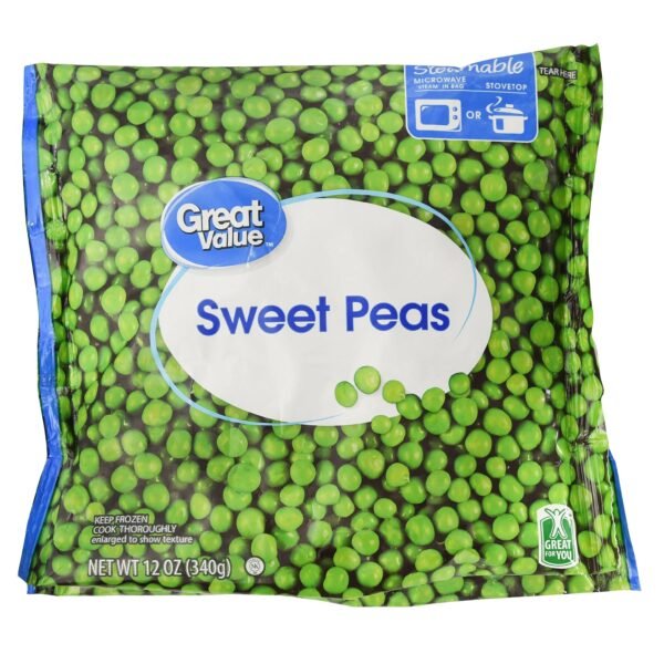 Montana Green Peas 20x400g Bulk Pack – Premium Quality Frozen Peas
