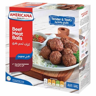 Americana Beef Meatballs, 400g Wholesale Suppliers