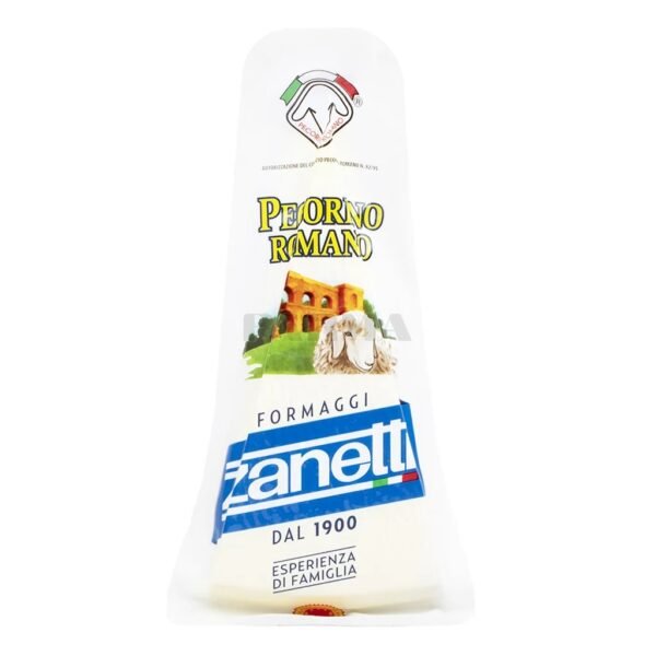 Zanetti Pecorino Romano Cheese shavings adding flavor to a fresh salad.