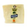 200g wedge of Zanetti Pecorino Romano Cheese stored in the refrigerator for freshness.