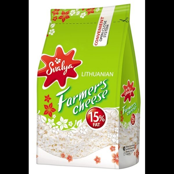 * Pack of Svalia Cottage Cheese 15% stored in the refrigerator for freshness.