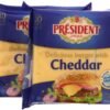 President Cheddar Cheese Slices 200g