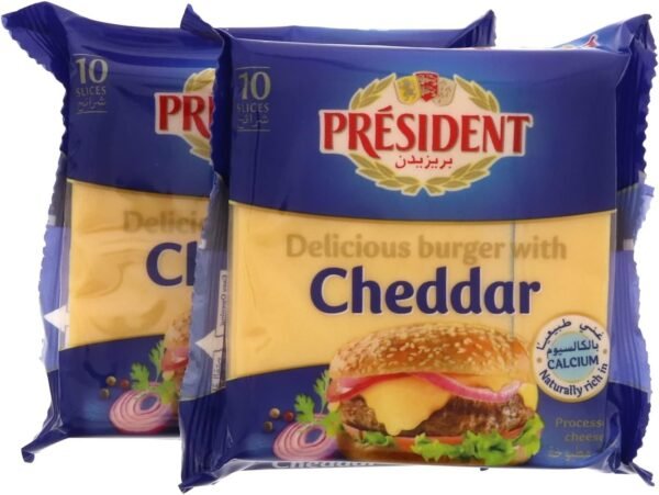 President Cheddar Cheese Slices 200g