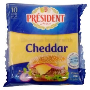 President Cheddar Cheese Slices 200g
