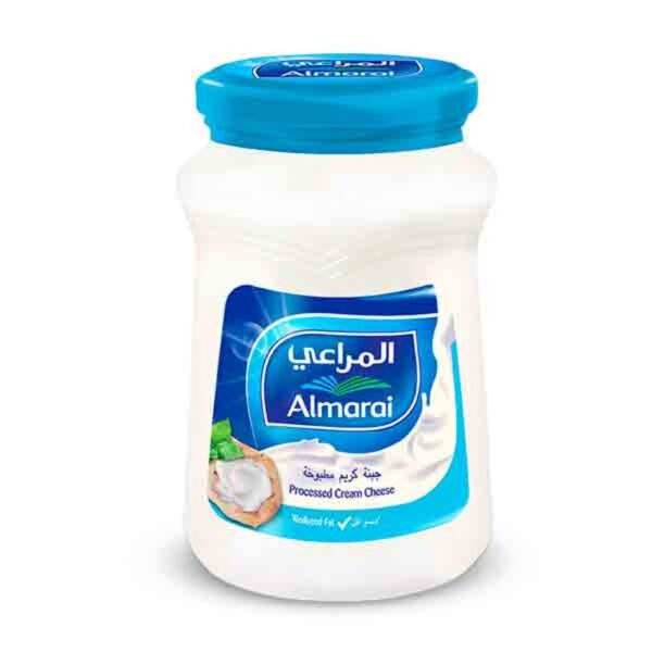 Almarai Spreadable Cream Cheese used in a restaurant for breakfast dishes.