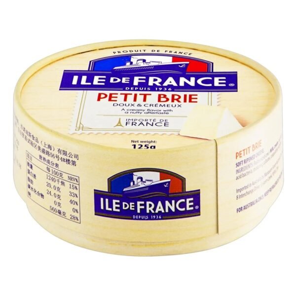Île de France Petit Brie 125g Bulk Île de France Petit Brie 125g Bulk