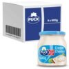 Almarai Spreadable Cream Cheese displayed in a retail store for customers.