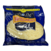 Close-up of Galbani Shredded Natural Mozzarella melting on a pizza slice.