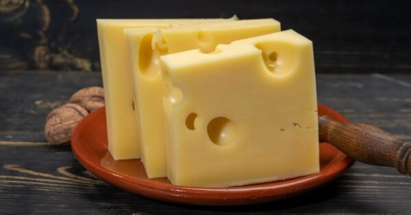 Emmental Cheese grated and added to a flavorful gratin.
