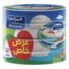 Delicious Almarai Triangle Cheese in a sandwich for a quick meal.