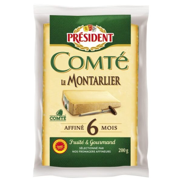 President Comte Le Montarlier Cheese 200g President Comte Le Montarlier Cheese 200g