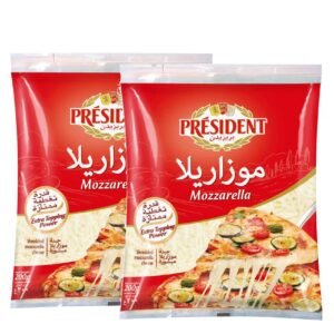 Président Shredded Mozzarella 200g x2 Bulk