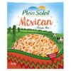 Close-up of rich and flavorful Plein Soleil Shredded Mexican Cheese Mix on a pizza.