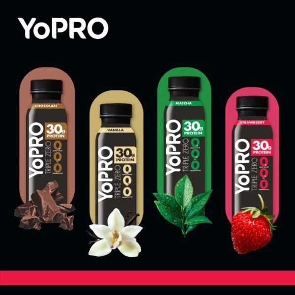 YoPRO Strawberry Protein Milk 300ml Bulk