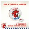 Unopened pack of La Vache Qui Rit Original Cheese Triangles 16 portion 240g, the iconic Laughing Cow cheese snack