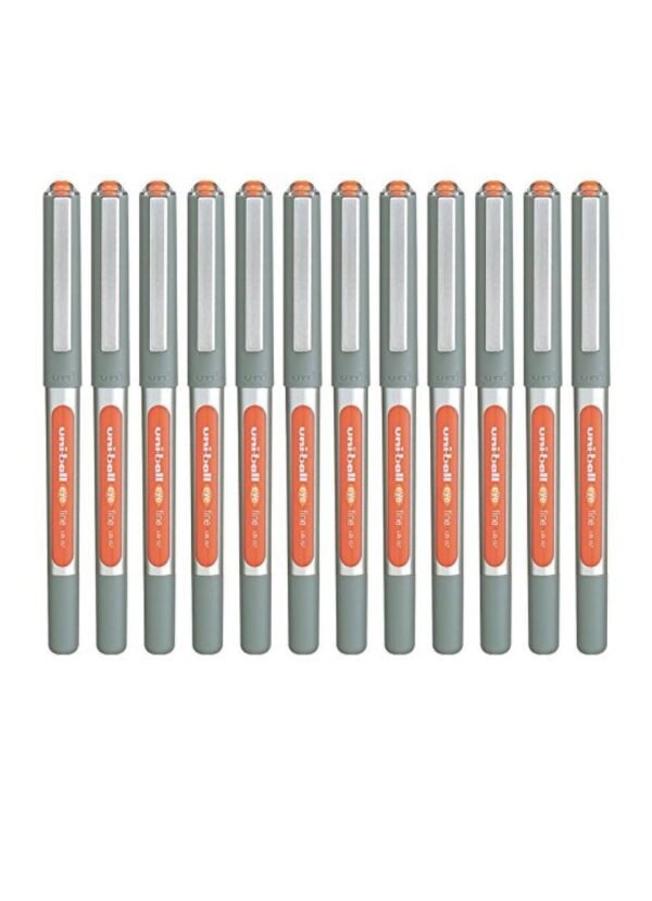 12-Piece Eye Fine Roller Pen 0.7mm Tip Orange Ink – Wholesale & Export UAE