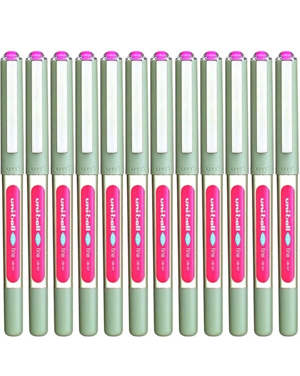 12-Piece Eye Fine Roller Pen 0.7mm Tip Pink Ink – Wholesale & Export UAE