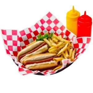 12 x12 Red white Checkered Greaseproof