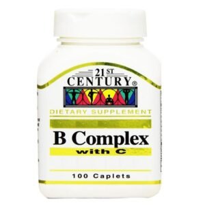 21st Century B Complex With Vitamin C Caplets For Energy & Immune Support, Pack of 100's – Wholesale & Export UAE