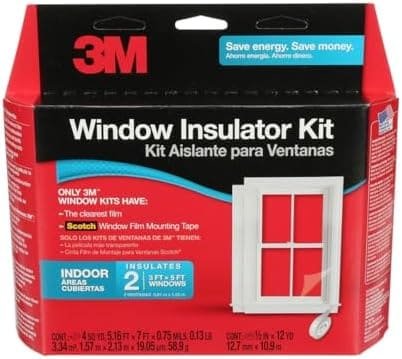 3M Indoor Window Insulation Kit, Window Insulation Film for Heat and Cold, 5.16 ft. x 17.5 ft, Covers Two 3x5 ft. Windows – Wholesale & Export UAE