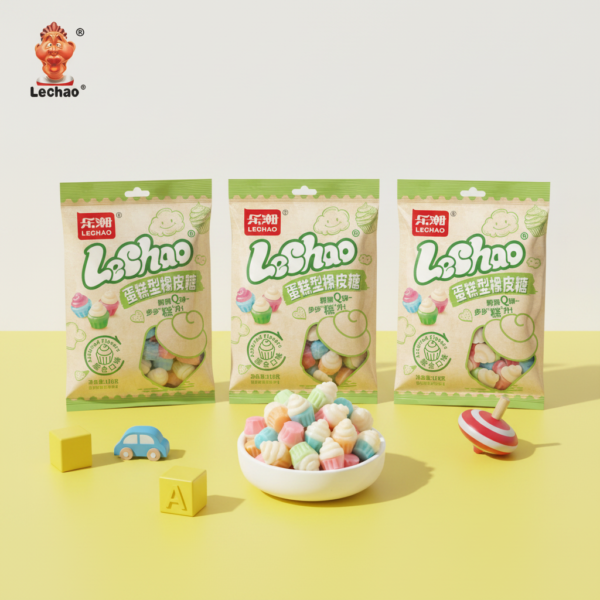 3d Cupcake Shaped Halal Gummy Candy 3d Cupcake Shaped Halal Gummy Candy