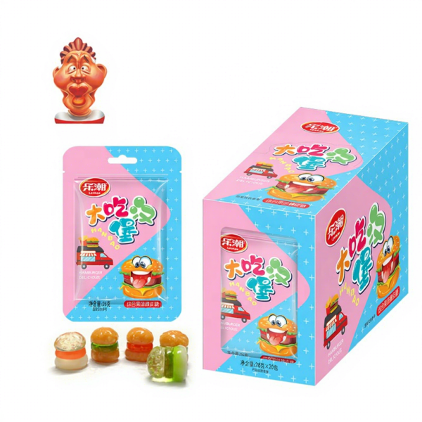 3D Hamburger Shape Halal Fruity Flavor 3D Hamburger Shape Halal Fruity Flavor