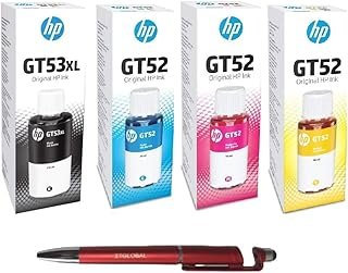 4-Piece GT53/GT52 Ink Cartridge For Deskjet GT Series Printers Set Multicolor – Wholesale & Export UAE