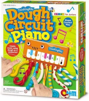 4M-404916-Thinking-Kits-Dough-Circuit-Piano-Mixed-Colours 4M 404916 Thinking Kits-Dough Circuit Piano, Mixed Colours – Wholesale & Export UAE