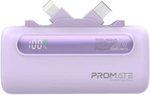 5000 mAh 5000 mAh Power Bank, Ultra-Compact Portable Charger With Built-In 20W Foldable USB-C Connecter, 20W USB-C – Wholesale & Export UAE