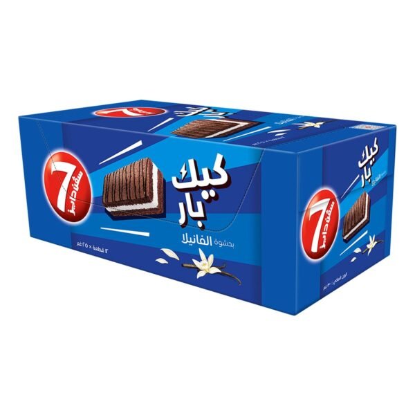 7 Days Cake Bar with Vanilla Filling, 25g Pack of 12 – Wholesale & Export UAE