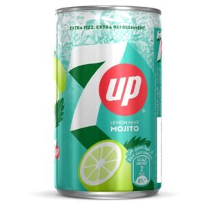 7UP Lemon Mint Mojito Zero Sugar Soft Drink, 155ml – Wholesale & Export UAE