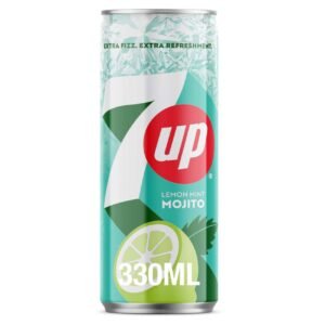 7UP Mojito Zero Sugar Lemon & Mint 330ml – Wholesale & Export UAE