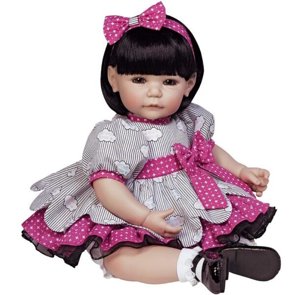 ADORA Realistic Baby Doll Little Dreamer Toddler Doll 20 inch Soft CuddleMe Vinyl Black Hair Brown Eyes – Wholesale & Export UAE