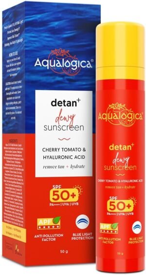 AQUALOGICA Detan+ Dewy Sunscreen 50gm – Wholesale & Export UAE