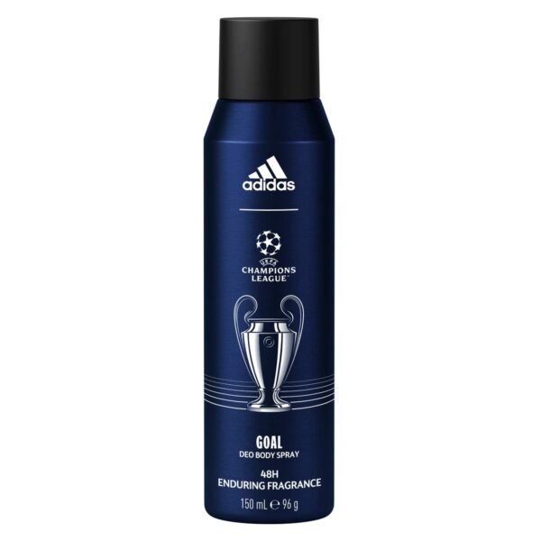 Adidas UEFA Champions League Goal Deodorant Body Spray, 150ml – Wholesale & Export UAE
