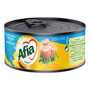 Afia Light Meat Chunk Tuna in Sunflower Oil, 160g – Wholesale & Export UAE