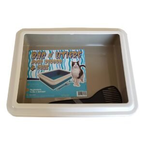 Agrobiothers Cat Litter Tray With Rim And Scoop 440g – Wholesale & Export UAE