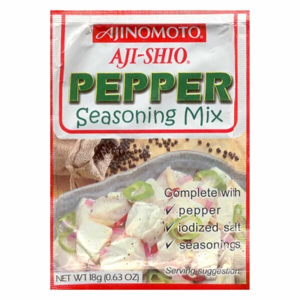 Ajinomoto-Aji-Shio-Seasoning-Mix-Pepper-18g-1 Ajinomoto Aji-Shio Seasoning Mix Pepper 18g – Wholesale & Export UAE