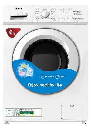 Akai 6Kg Front Load Washing Machine 1000 RPM with 8 Washing Programs WMMA6000SWF1N White – Wholesale & Export UAE