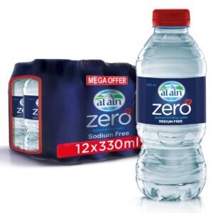 Al Ain Zero Sodium Free Drinking Water 330ml Pack of 12 – Wholesale & Export UAE
