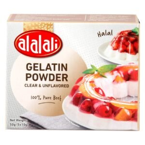 Al Alali Clear and Unflavoured Gelatin Powder, 50g – Wholesale & Export UAE