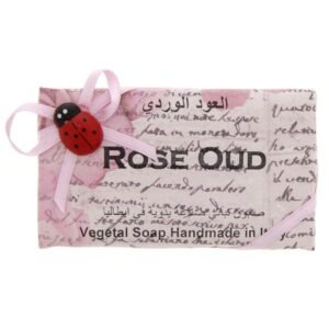 Alchimia Rose Oud Handmade Vegetal Soap Pink 200g – Wholesale & Export UAE
