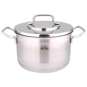 Alfa Premium Stainless Steel Casserole with Lid, 26x16cm, 8.4L – Wholesale & Export UAE