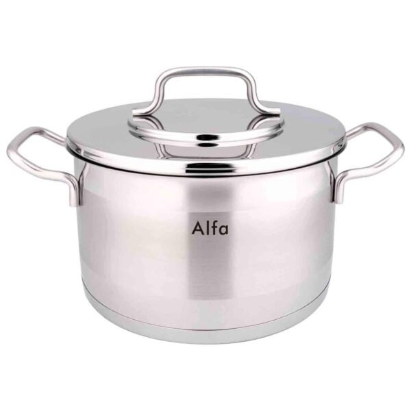 Alfa-Premium-Stainless-Steel-Casserole-with-Lid-30x17.5cm-12L-1 Alfa Premium Stainless Steel Casserole with Lid, 30x17.5cm, 12L – Wholesale & Export UAE