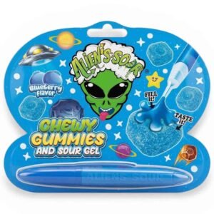 Alien’s Sour Chewy Gummies and Sour Gel Blueberry, 55g – Wholesale & Export UAE