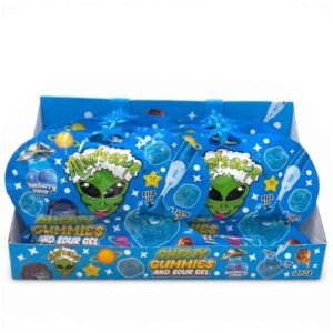 Alien’s Sour Chewy Gummies and Sour Gel Blueberry, 55g, Pack of 12 – Wholesale & Export UAE