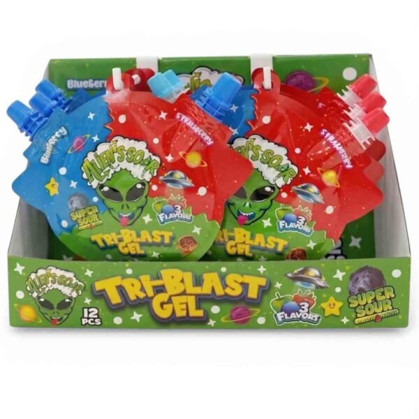 Alien’s Sour Tri-Blast Super Sour Gel, 60g – Wholesale & Export UAE