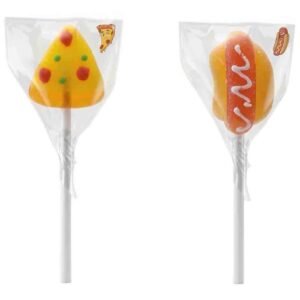 Alien's Sour Gummy Pizza and Hotdog Pop Candy, 10g – Wholesale & Export UAE