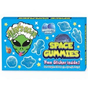 Alien's Sour Space Gummies Blueberry Candy, 100g – Wholesale & Export UAE