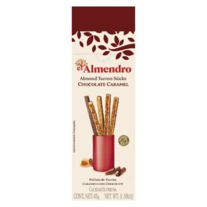 Almendro Chocolate Caramel Turron Stick, 45g – Wholesale & Export UAE